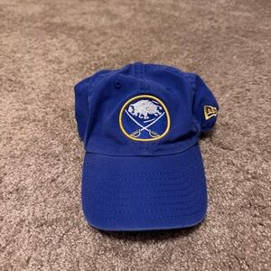 Buffalo Sabres New Era Fitted Hat Cap Adult Large Blue NHL Logo
